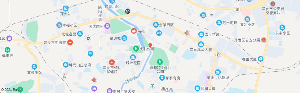 萍乡滨河苑_公交站地图_萍乡公交_妙搜公交查询2024