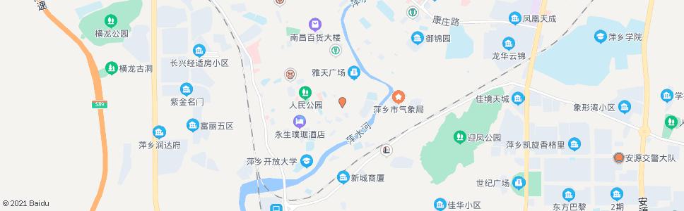 萍乡蓝波湾大酒店_公交站地图_萍乡公交_妙搜公交查询2024