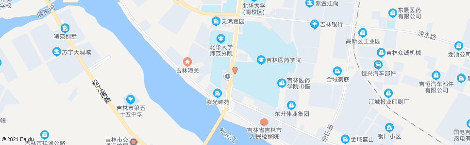 长春装甲兵学院西门_公交站地图_长春公交_妙搜公交查询2024