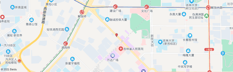 长春红旗街红星医院_公交站地图_长春公交_妙搜公交查询2024