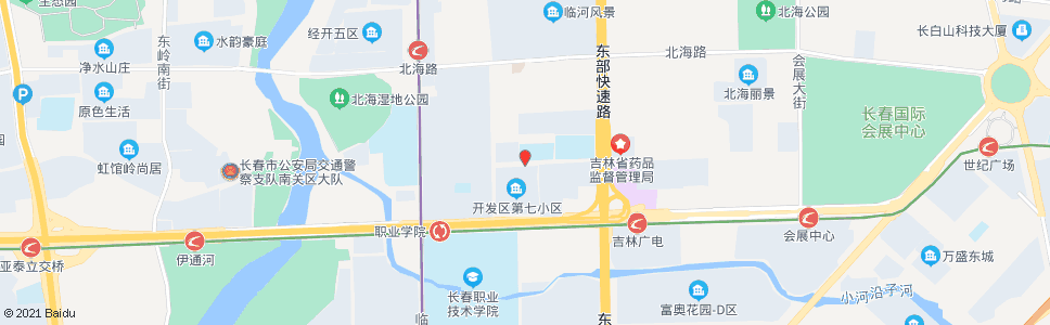 长春北海小学_公交站地图_长春公交_妙搜公交查询2024