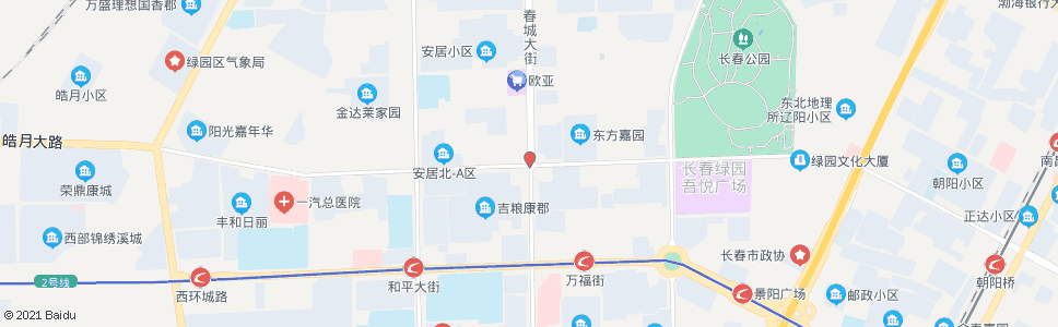 长春春城大街(皓月大路)_公交站地图_长春公交_妙搜公交查询2024