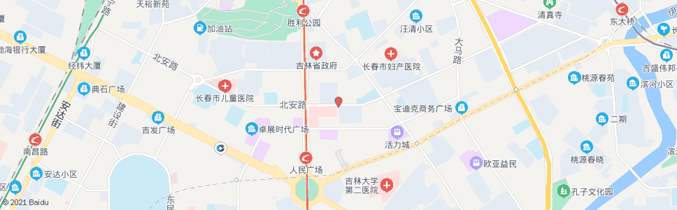 长春北安路(清明街)_公交站地图_长春公交_妙搜公交查询2024