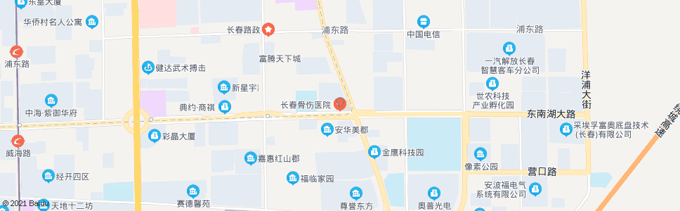 长春骨伤医院_公交站地图_长春公交_妙搜公交查询2024