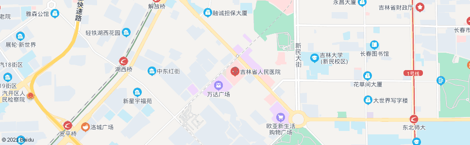 长春省人民医院_公交站地图_长春公交_妙搜公交查询2024