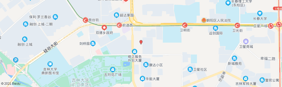 长春吉林铁通前进站_公交站地图_长春公交_妙搜公交查询2025