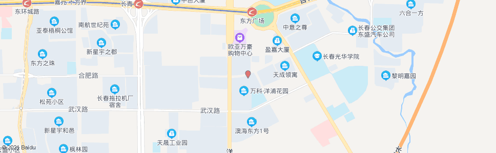 长春洋浦花园_公交站地图_长春公交_妙搜公交查询2024