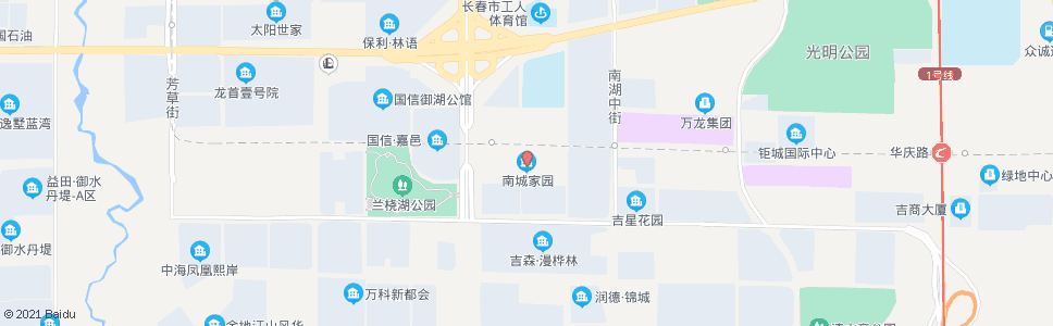 长春南城家园_公交站地图_长春公交_妙搜公交查询2024