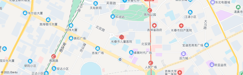 长春北安路(市医院)_公交站地图_长春公交_妙搜公交查询2025