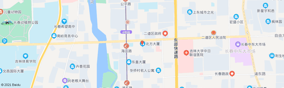 长春北方市场_公交站地图_长春公交_妙搜公交查询2024