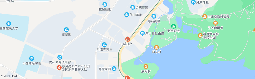 长春紫杉路_公交站地图_长春公交_妙搜公交查询2024