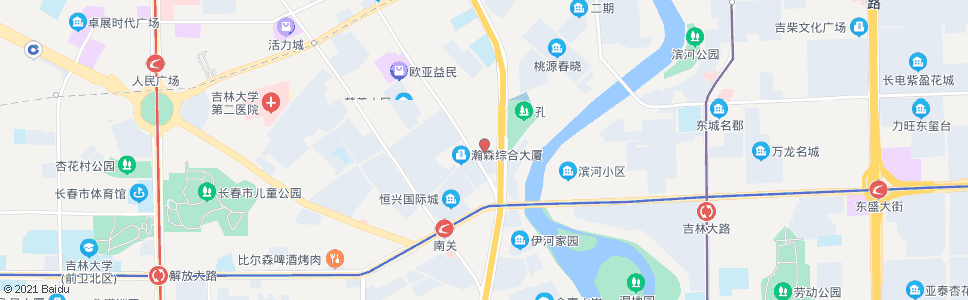长春二道街(东)_公交站地图_长春公交_妙搜公交查询2024