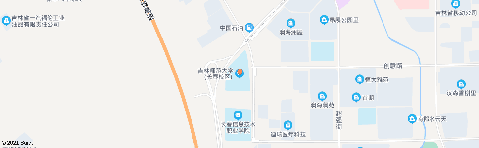 长春师大新校_公交站地图_长春公交_妙搜公交查询2024