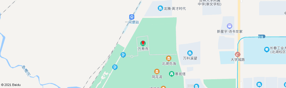 长春万寿寺_公交站地图_长春公交_妙搜公交查询2024