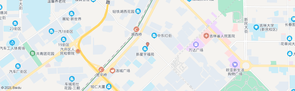 长春湖西路灯泡厂_公交站地图_长春公交_妙搜公交查询2024