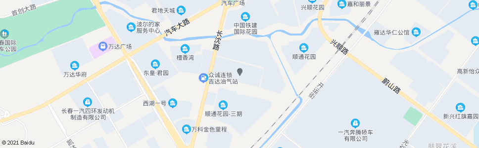 长春绿新大市场_公交站地图_长春公交_妙搜公交查询2024