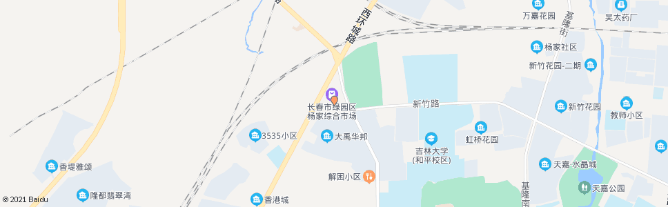 长春青州路市场_公交站地图_长春公交_妙搜公交查询2025