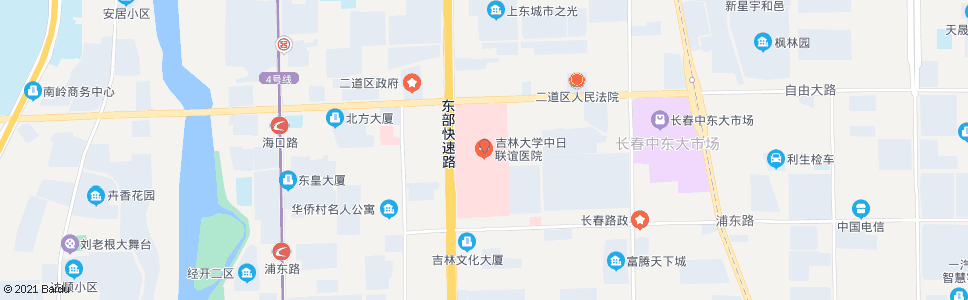 长春中日联谊医院_公交站地图_长春公交_妙搜公交查询2024