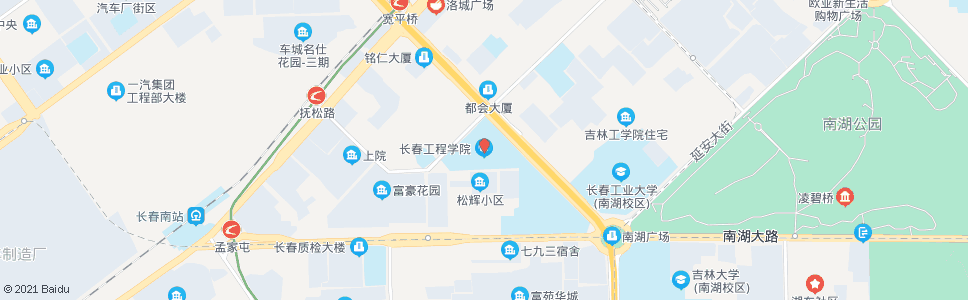 长春长春工程学院_公交站地图_长春公交_妙搜公交查询2024