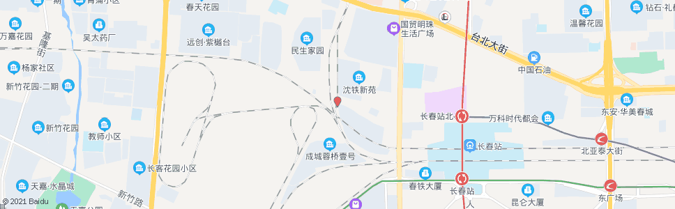 长春铁北二路_公交站地图_长春公交_妙搜公交查询2024