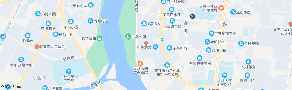 吉林江滨西路_公交站地图_吉林公交_妙搜公交查询2024