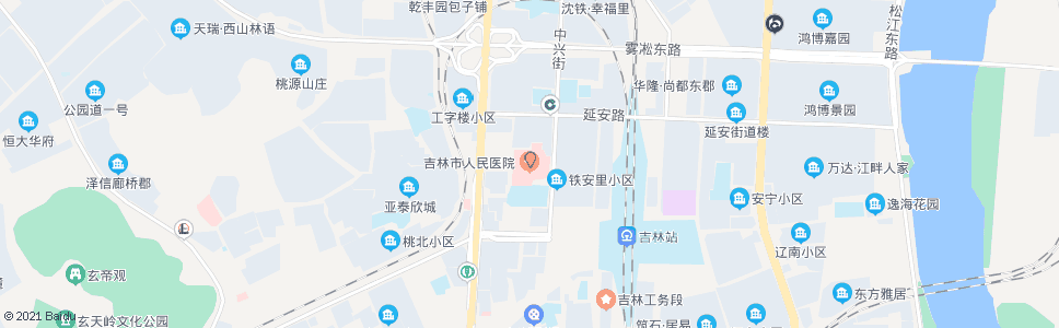 吉林市医院_公交站地图_吉林公交_妙搜公交查询2024