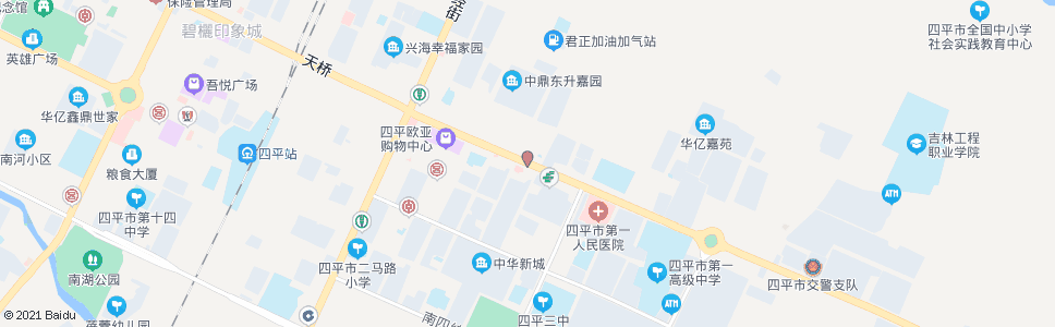 四平六马路_公交站地图_四平公交_妙搜公交查询2024