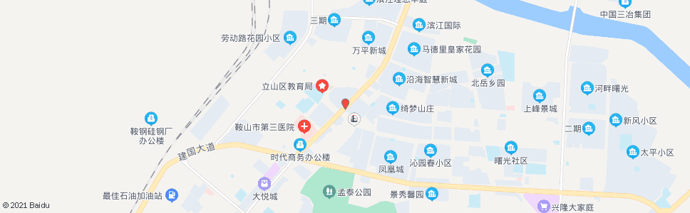 鞍山生产街_公交站地图_鞍山公交_妙搜公交查询2024