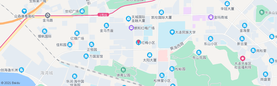 大连红梅小区_公交站地图_大连公交_妙搜公交查询2024
