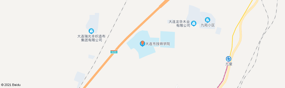 大连技师学院_公交站地图_大连公交_妙搜公交查询2024