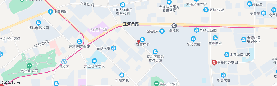 大连黄海西六路_公交站地图_大连公交_妙搜公交查询2024