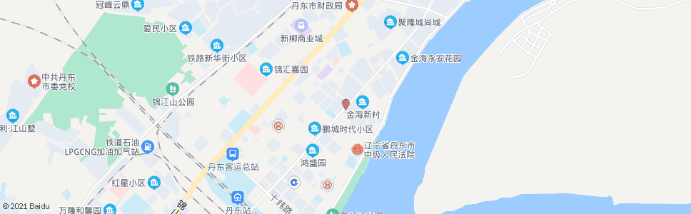 丹东金海新村_公交站地图_丹东公交_妙搜公交查询2024