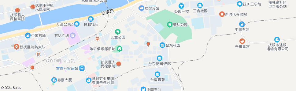 抚顺45中_公交站地图_抚顺公交_妙搜公交查询2024