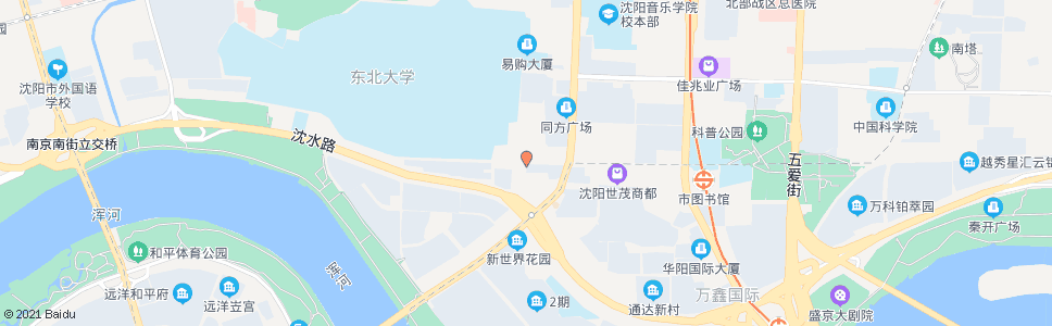 沈阳市交通局西门_公交站地图_沈阳公交_妙搜公交查询2025