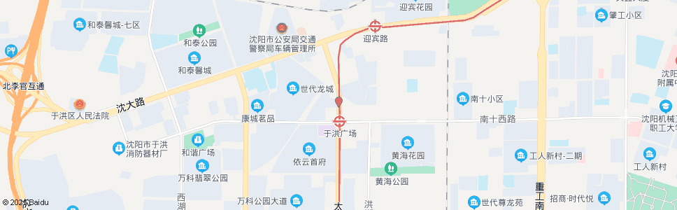 沈阳家乐福于洪店_公交站地图_沈阳公交_妙搜公交查询2024