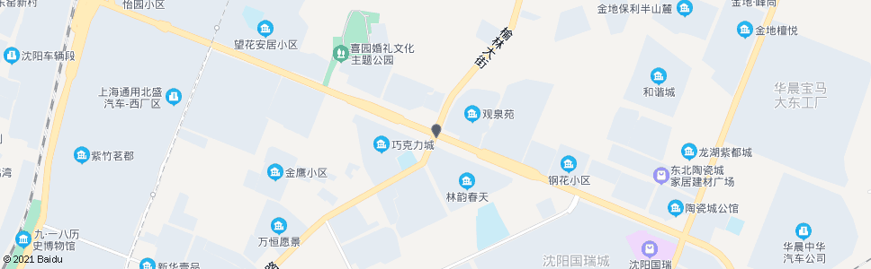 沈阳观泉路沈铁路_公交站地图_沈阳公交_妙搜公交查询2024