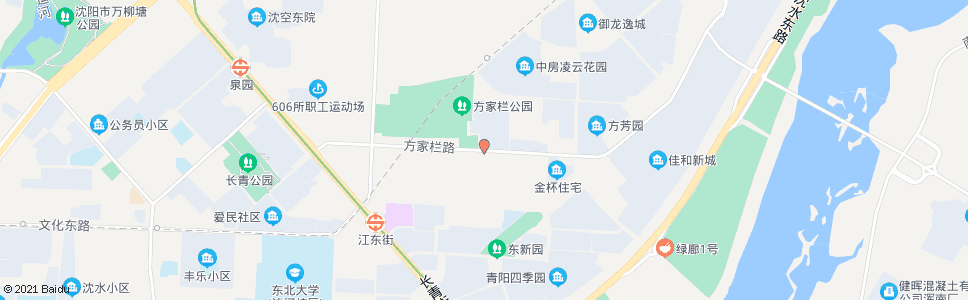 沈阳方家栏_公交站地图_沈阳公交_妙搜公交查询2024