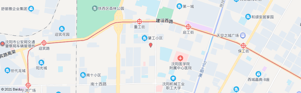 沈阳肇工街南七路_公交站地图_沈阳公交_妙搜公交查询2025