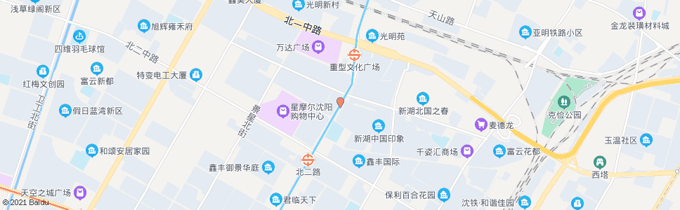 沈阳小北一路兴华街_公交站地图_沈阳公交_妙搜公交查询2024