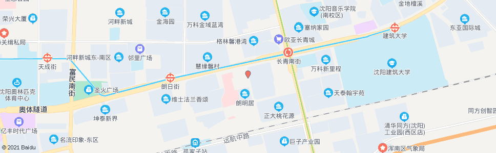 沈阳朗明街孤石路_公交站地图_沈阳公交_妙搜公交查询2024