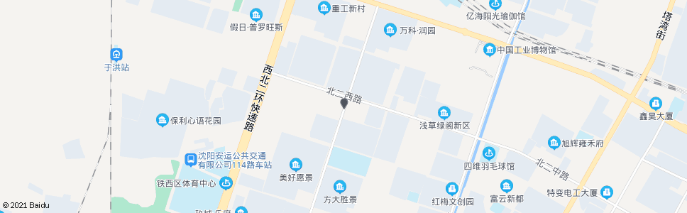 沈阳肇工街北二路_公交站地图_沈阳公交_妙搜公交查询2025