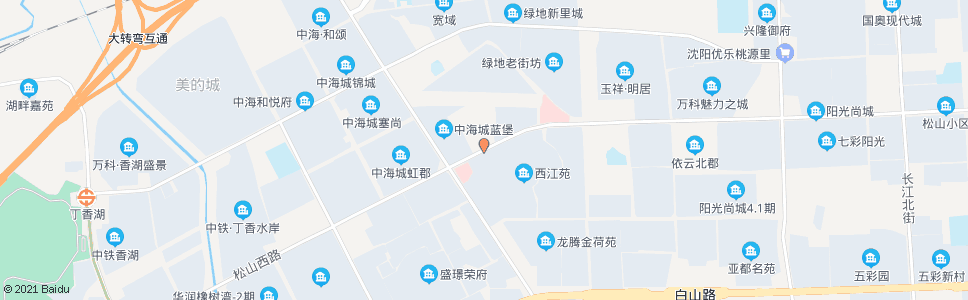 沈阳松山路西江街东_公交站地图_沈阳公交_妙搜公交查询2024