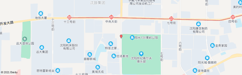 沈阳中央大街十号路_公交站地图_沈阳公交_妙搜公交查询2024