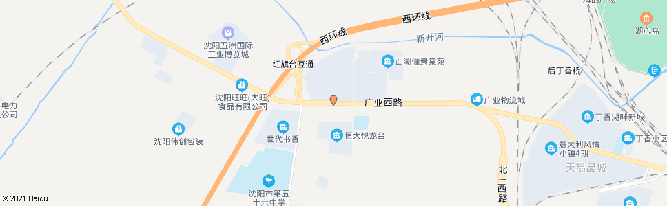 沈阳西湖俪景西_公交站地图_沈阳公交_妙搜公交查询2024