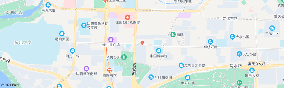 沈阳沈阳教育学院_公交站地图_沈阳公交_妙搜公交查询2024