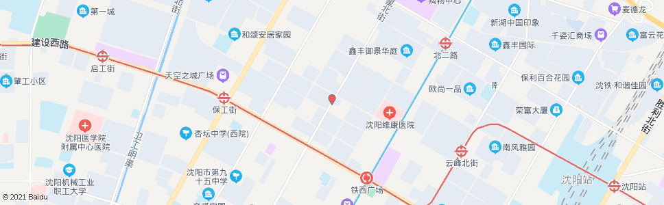 沈阳景星街北四路_公交站地图_沈阳公交_妙搜公交查询2024