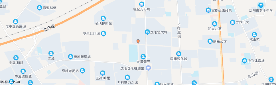 沈阳千山西路规划街(恒大城南)_公交站地图_沈阳公交_妙搜公交查询2024