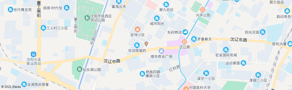 沈阳工业大学兴顺校区_公交站地图_沈阳公交_妙搜公交查询2024