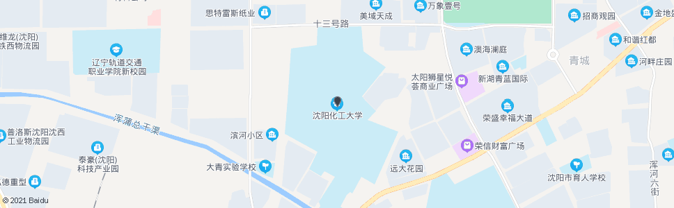 沈阳沈阳化工学院_公交站地图_沈阳公交_妙搜公交查询2024