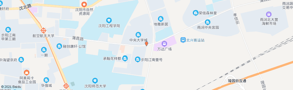 沈阳蒲昌路盛京大街_公交站地图_沈阳公交_妙搜公交查询2024